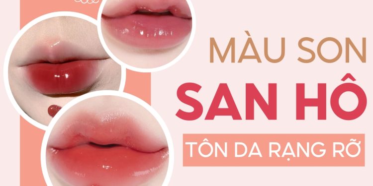 son màu san hô đẹp