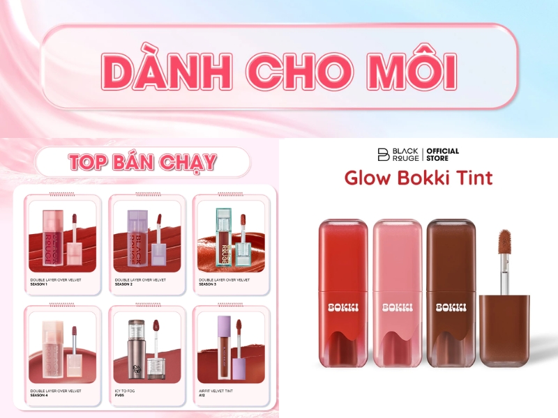 Các mẫu son Black Rouge 