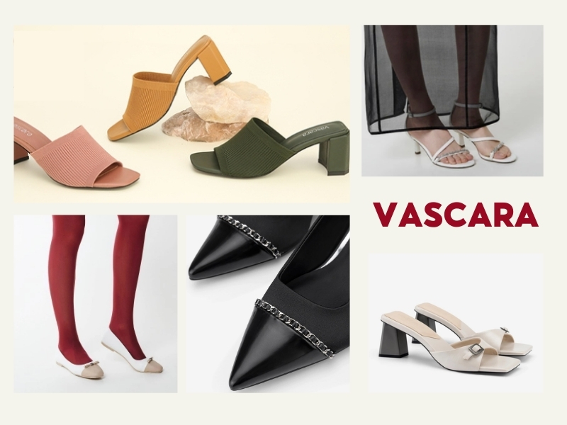 Các mẫu giày dép của Vascara