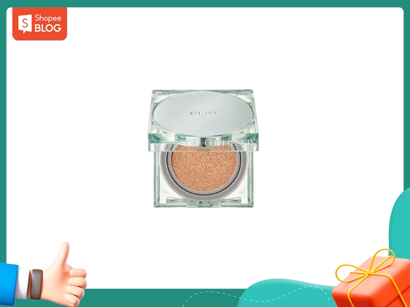 CLIO Kill Cover Skin Fixer cushion cho da nhạy cảm