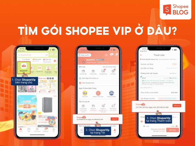 Hướng dẫn các cách để vào trang ShopeeVIP