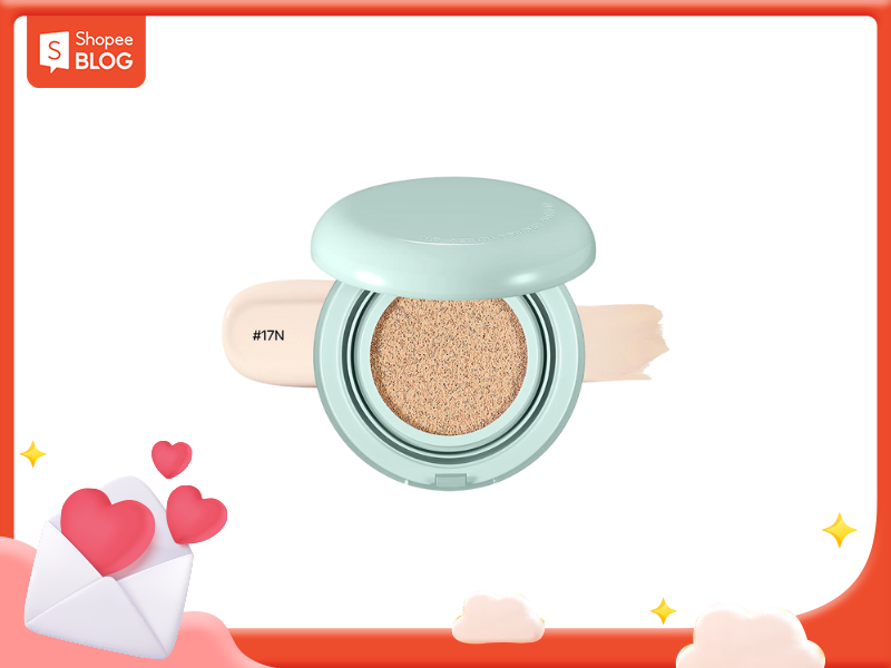 Innisfree No Sebum Powder Cushion cho dầu mụn
