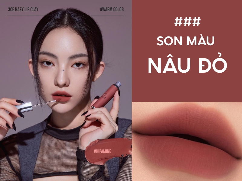 Định nghĩa son màu nâu đỏ