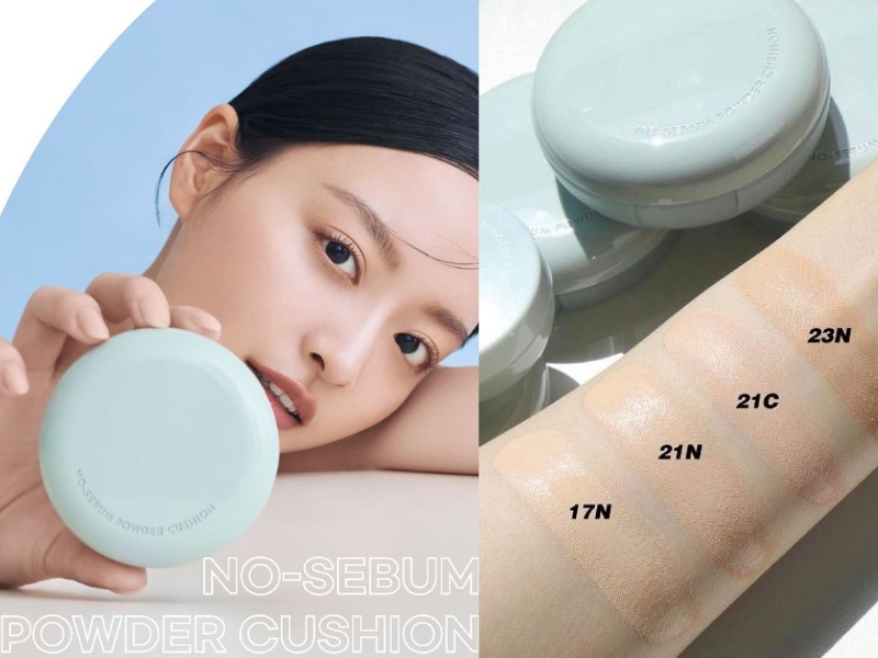 Phấn nước kiềm dầu Innisfree No-Sebum mỏng nhẹ