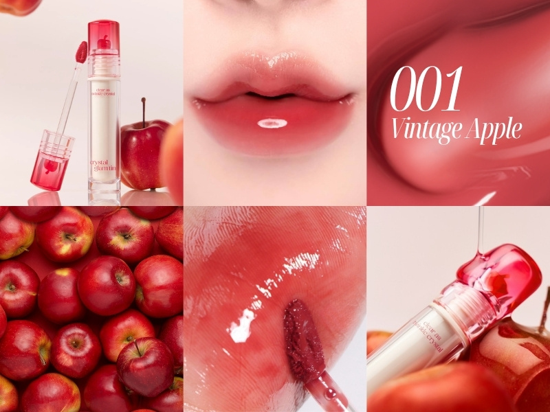Màu son đẹp cho da trắng Clio 001 Vintage Apple 