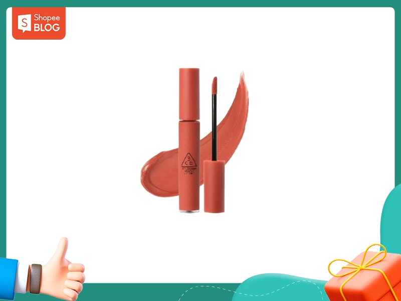 Son kem lì nhung mịn 3CE Velvet Lip Tint da ngăm