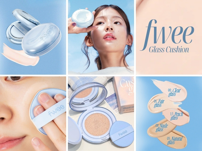 Cushion cho da khô fwee Glass Cushion Foundation