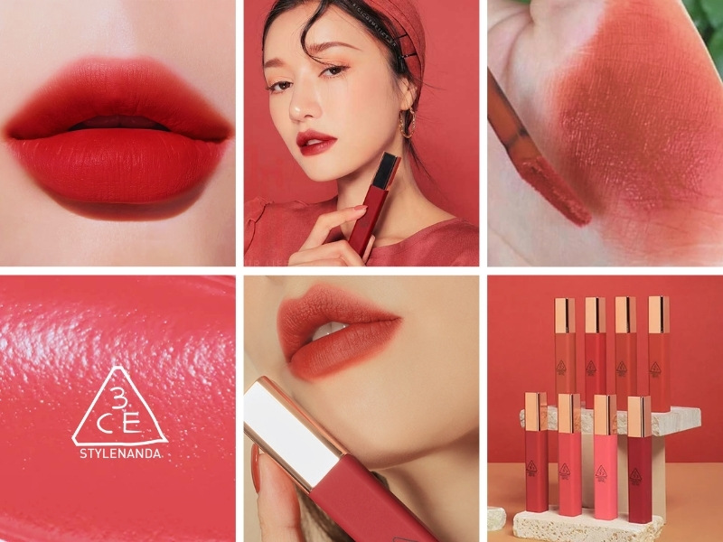 Swatch son 3CE Cloud Lip Tint