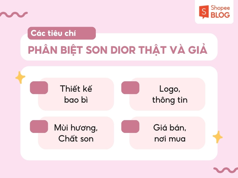 Cách phân biệt son dưỡng Dior thật giả