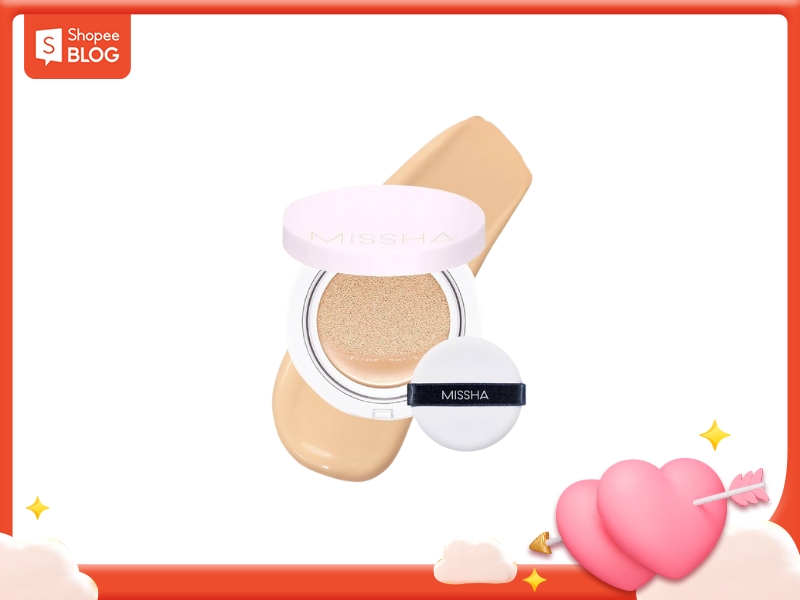 cushion cho da hỗn hợp thiên dầu Missha Cover Lasting 