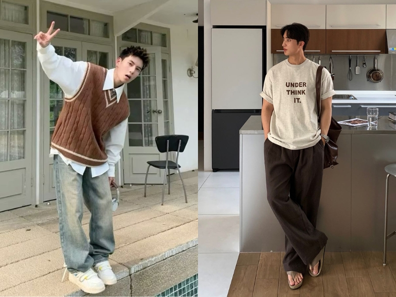 Phối đồ với áo sơ mi, quần tây, gile 