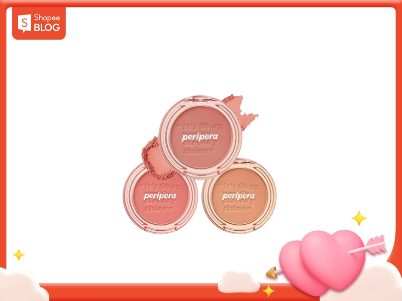 Phấn má Peripera Pure Blushed Sunshine Cheek