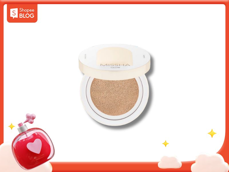 Cushion mỏng nhẹ cho da khô Missha Glow 