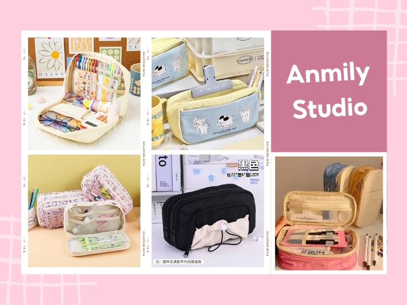 Một số sản phẩm siêu dễ thương tại shop bán đồ dùng học tập trên shopee Anmily.Studio