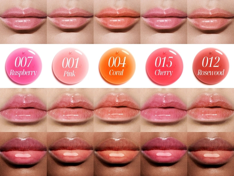 Full bảng màu dòng son Dior Addict Lip Glow Oil
