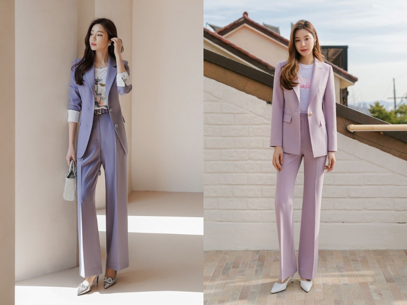 Công thức phối đồ với áo vest quần tây và áo thun