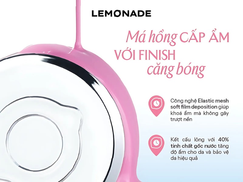 Má hồng cho da khô Lemonade Mirror Mirror Blush Cushion