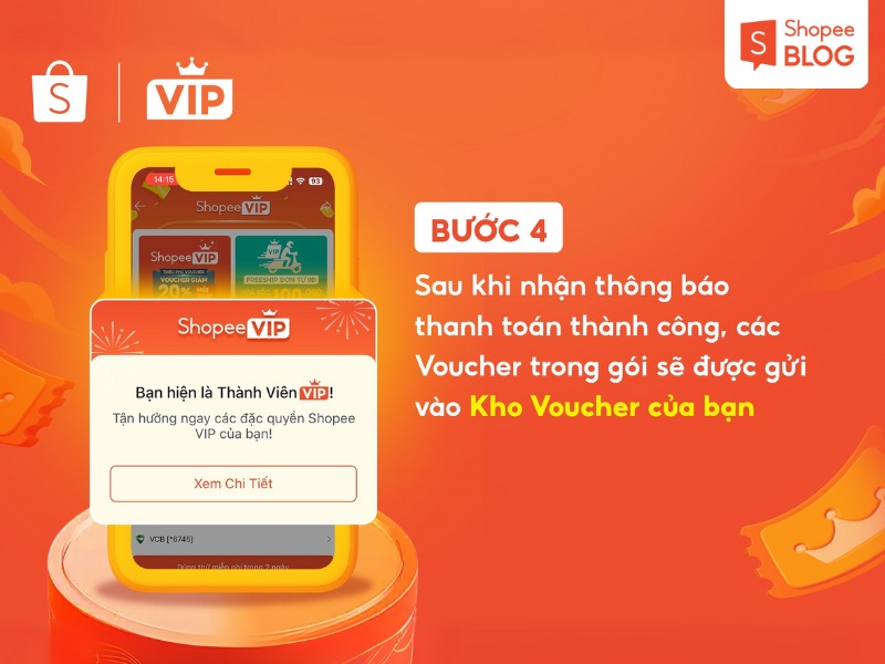 Cách đăng ký chi tiết gói ShopeeVIP