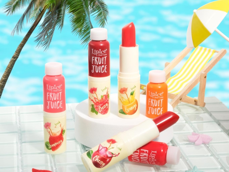 Lipice Fruit Juice màu berry đỏ mọng