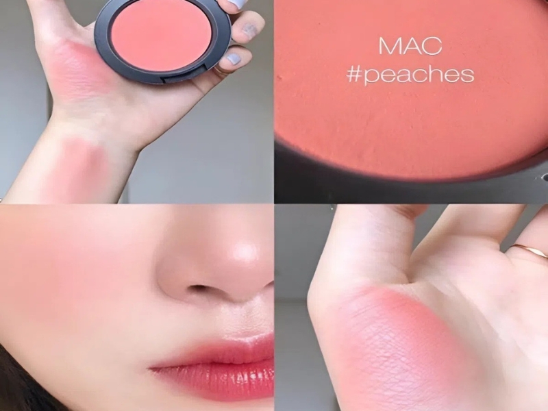 Phấn má MAC Sheertone Blush lên màu đẹp, trong veo