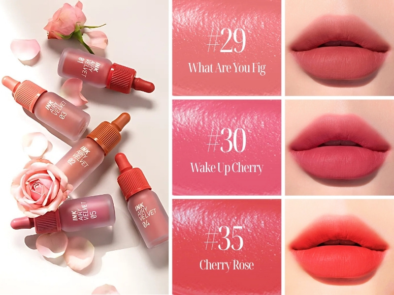 Màu đẹp nhất của dòng son Peripera Ink Airy Velvet