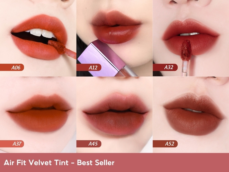 Màu đẹp nhất dòng son Black Rouge Air Fit Velvet