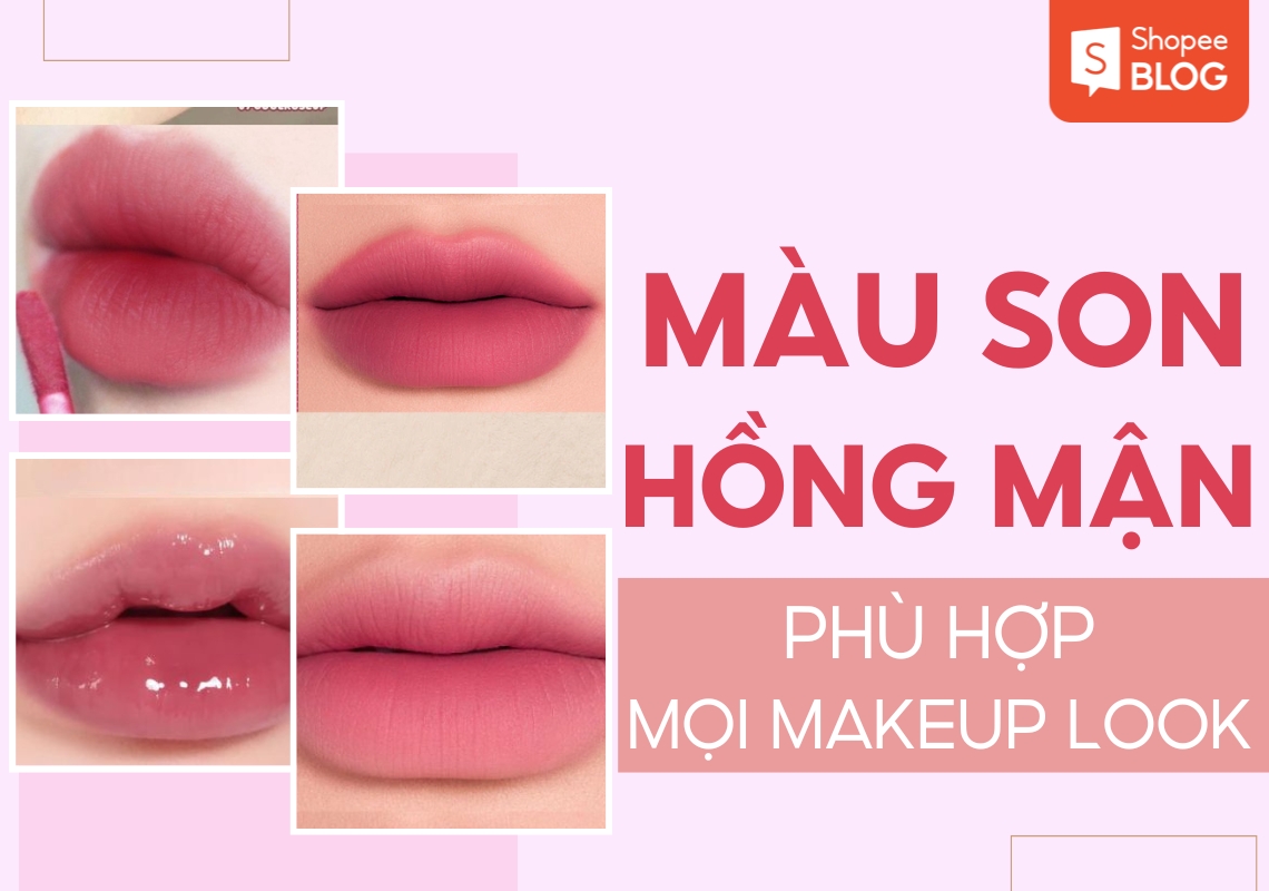 son màu hồng mận đẹp