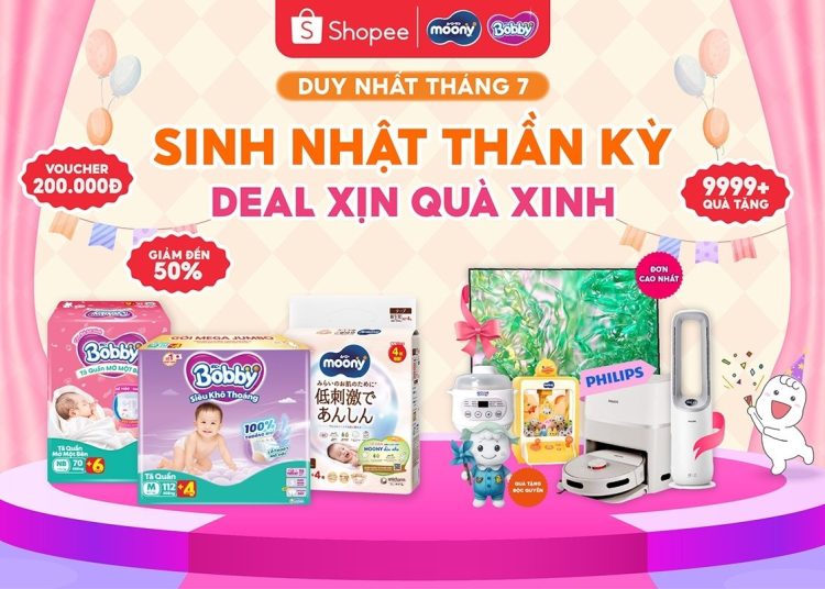các loại tã Bobby hot deal 11/7