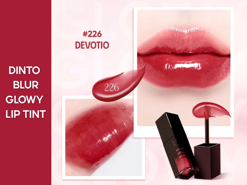 màu son DINTO Blur-Glowy Lip Tint #226
