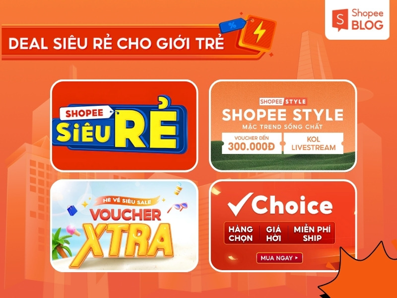 Ưu đãi của chương trình Shopee Siêu Rẻ