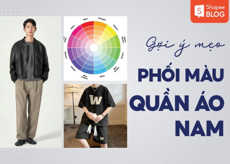phối màu quần áo nam