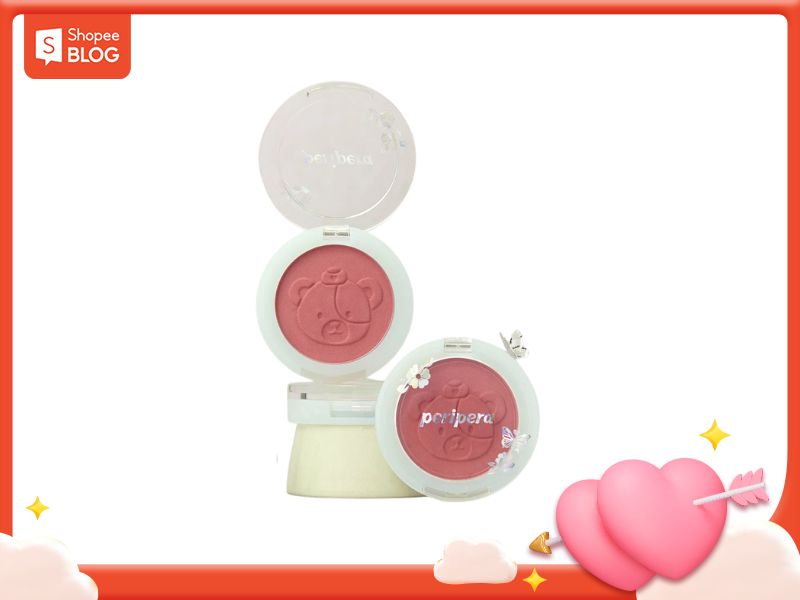 Phấn má hồng Peripera Sunshine Blushed Pure 