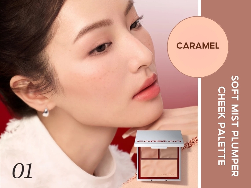 Má hồng cam caramel Carslan Soft Mist Plumper