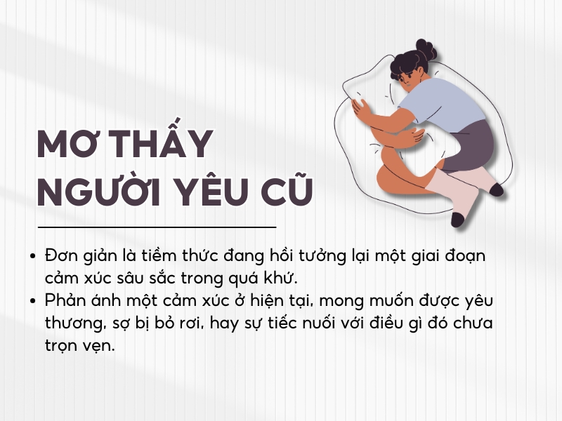 Giải mã việc nằm mơ thấy người yêu cũ