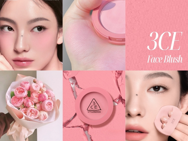 Má hồng cho da dầu 3CE Face Blush