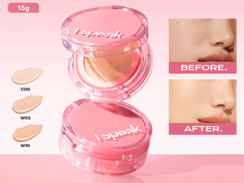 speak Flawless Light Mist Essence phấn nước che khuyết điểm tốt 