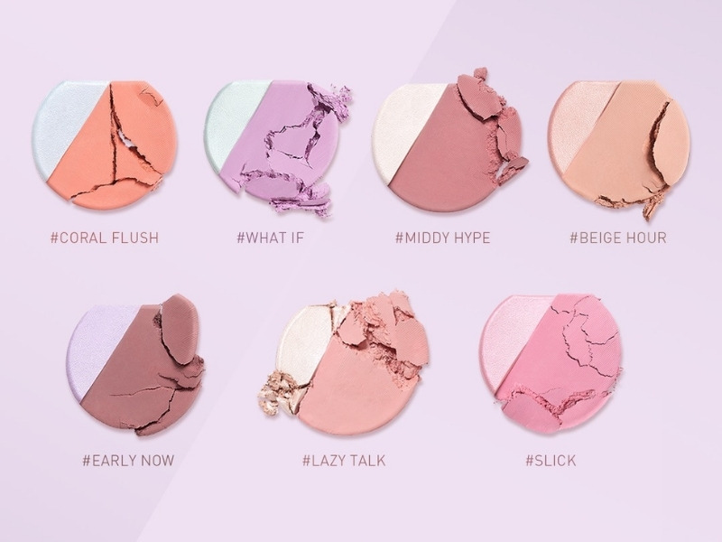 Full bảng màu má hồng 3CE Blushlighter