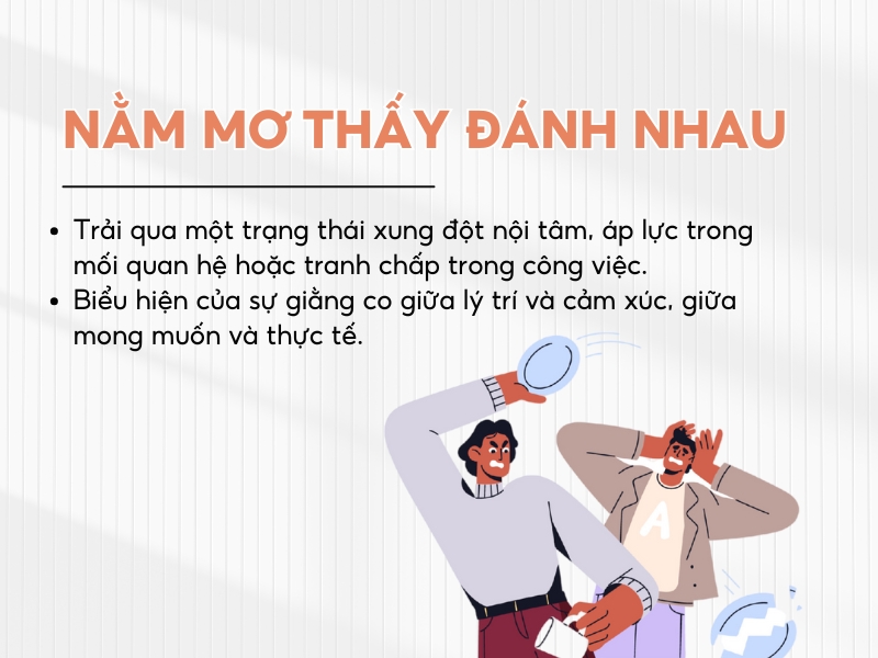 Giải mã việc nằm mơ thấy đánh nhau