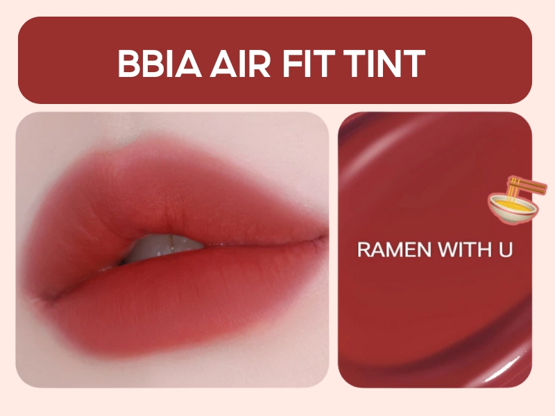 Màu nâu cam Bbia Air Fit Tint 