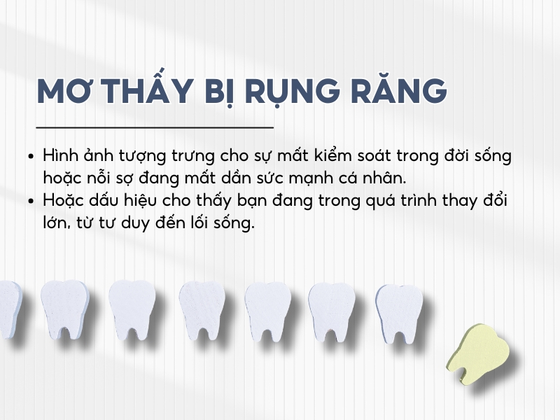 Giải mã việc nằm mơ bị rụng răng