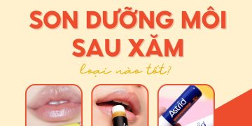 dưỡng môi sau xăm loại nào tốt