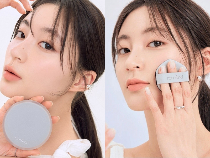 sử dụng phấn nước mỏng nhẹ Romand