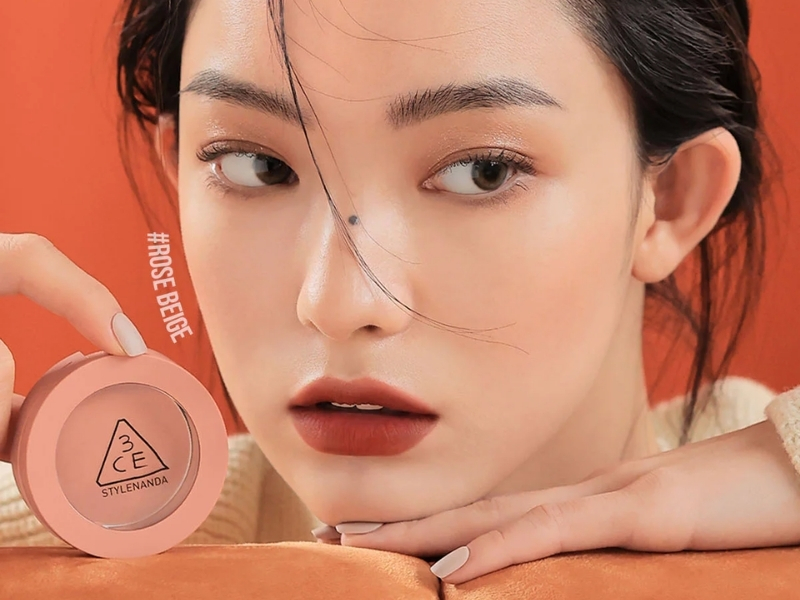 3CE Face Blush màu cam đào