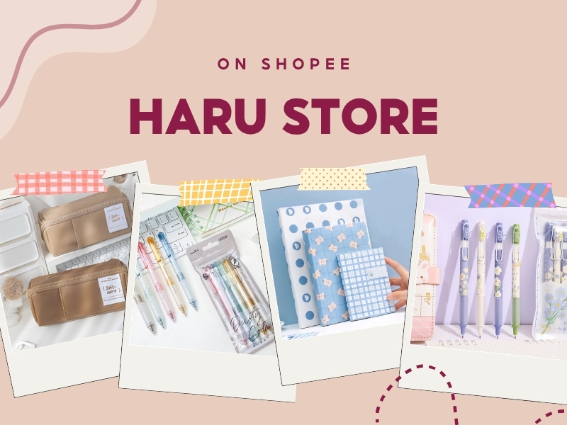 Haru Store Shop bán đồ dùng học tập trên shopee giá rẻ