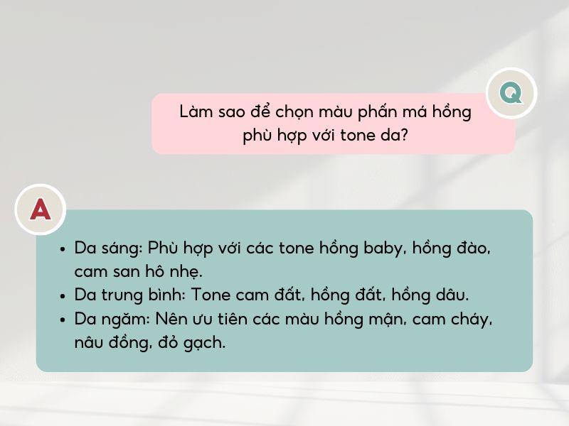 Cách lựa chọn phấn má hồng phù hợp với tone da 