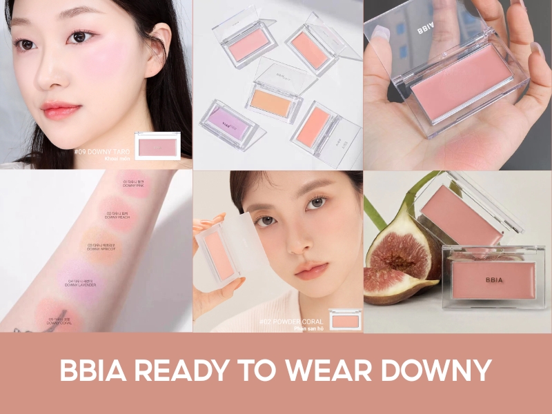 Má hồng kem Bbia Ready To Wear Downy