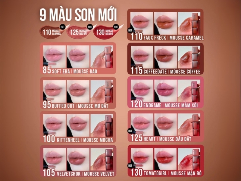 9 màu Teddy mới, sánh trend Mocha Mousse 