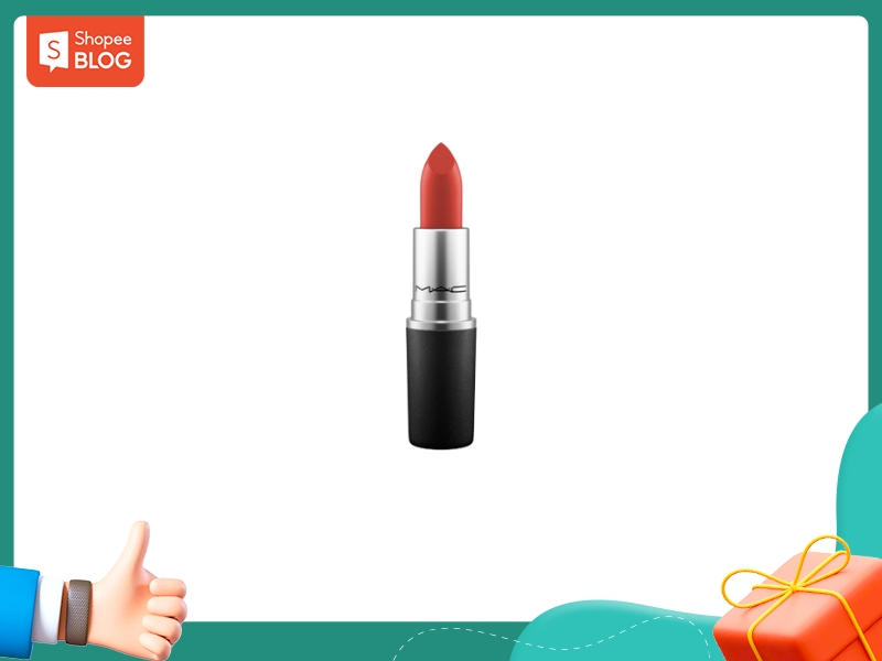 Son MAC Matte Lipstick màu 602 Chili dành cho làn da trung bình