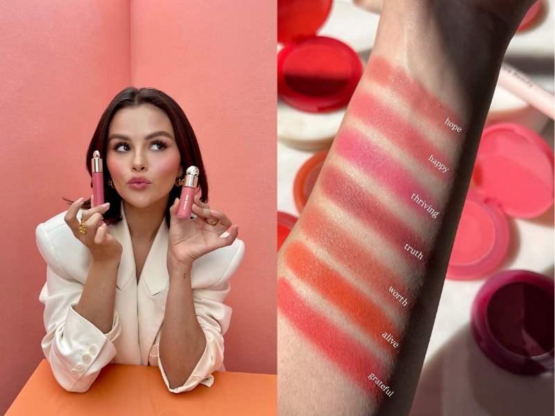 Màu Hope trendy từ má hồng Rare Beauty