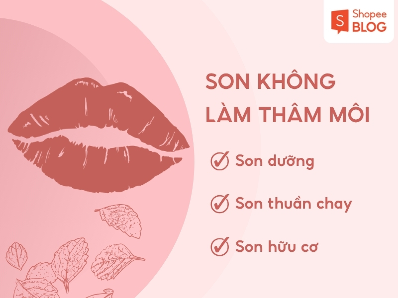 Những loại son không làm thâm môi